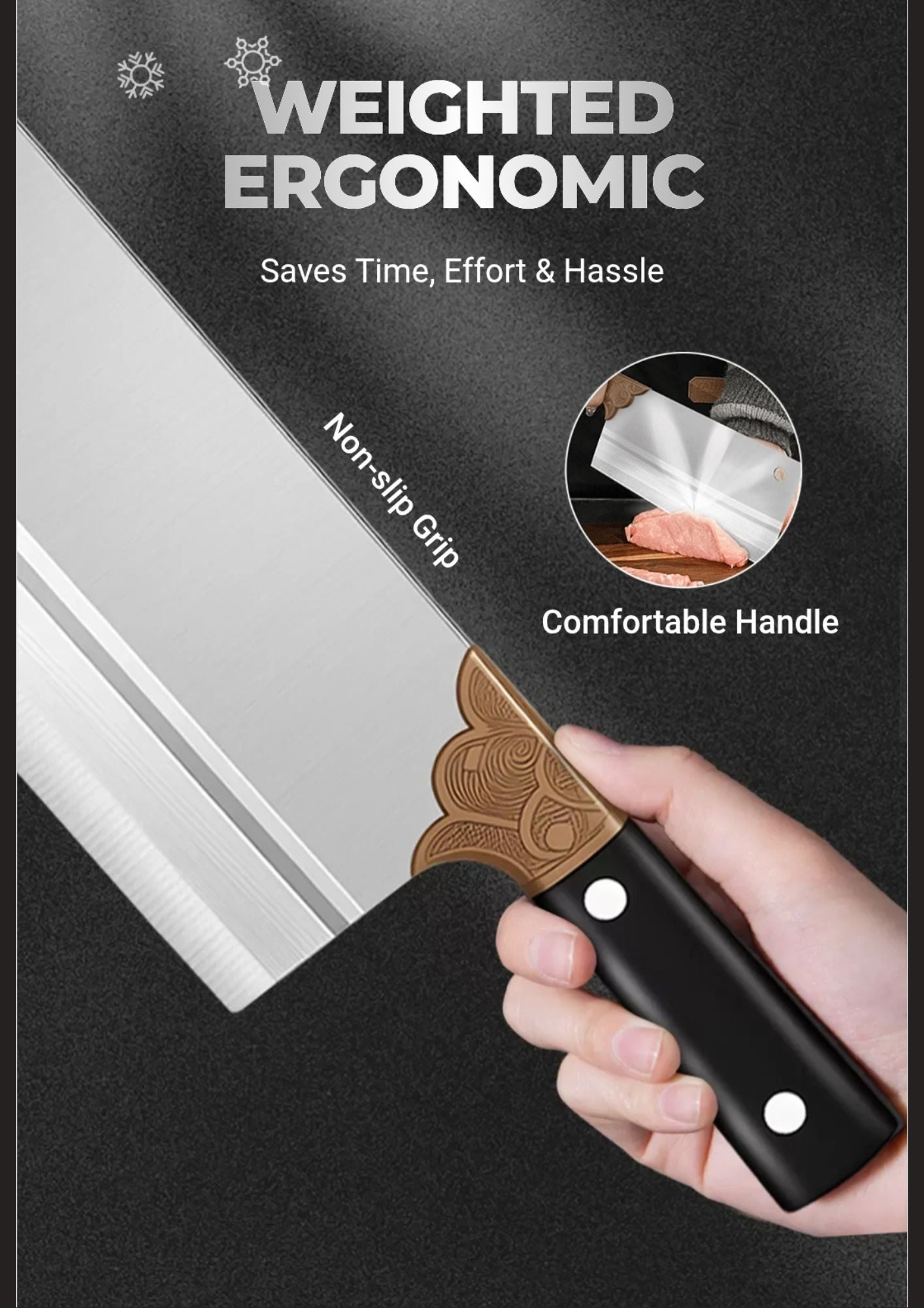 High-Carbon Stainless Steel Chef Knife
