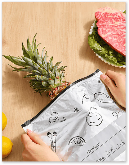 Reusable Aluminum Foil Sealable Storage Bags - 🔥 Pack of 20 Bags 🔥