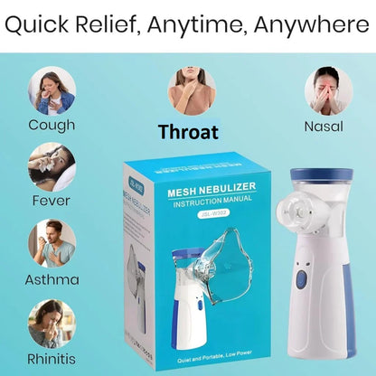Portable Mesh Nebulizer - Breathe Better Anytime, Anywhere