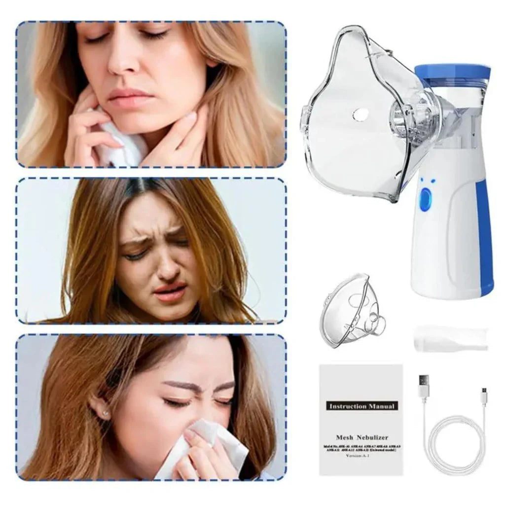 Portable Mesh Nebulizer - Breathe Better Anytime, Anywhere
