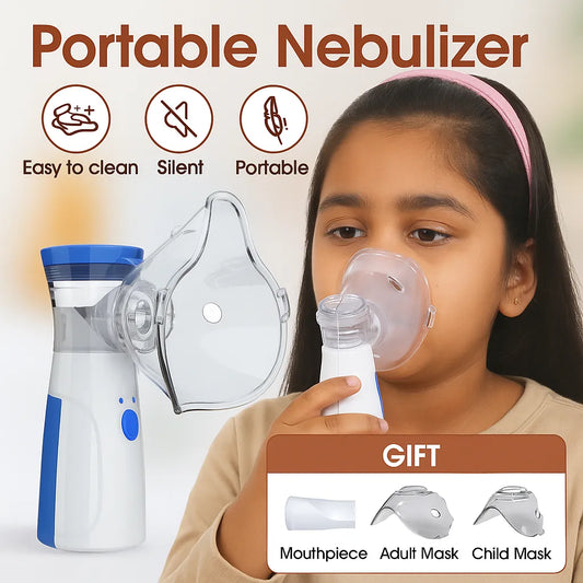 Portable Mesh Nebulizer - Breathe Better Anytime, Anywhere